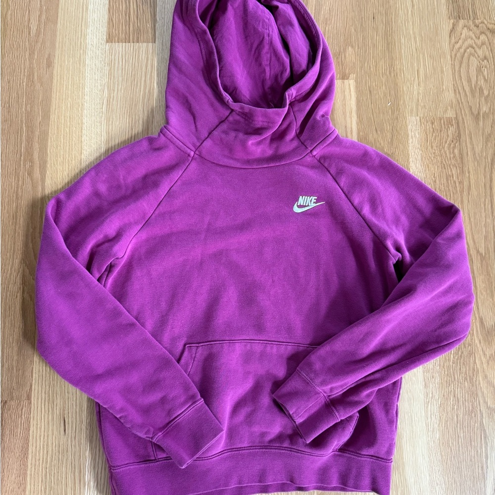 Nike Women's Magenta Hoodie Sweater